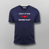Certified Drone Pilot T-shirt For Men