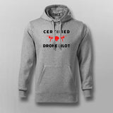 Certified Drone Pilot Hoodies For Men