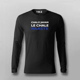 Chalo Jahan le Chale Raaste T-shirt For Men