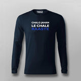 Chalo Jahan le Chale Raaste Hoodie For Men Online India