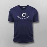 Chand Pe hai Apun Funny Hindi T-shirt For Men