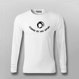 Chand Pe hai Apun Funny Hindi T-shirt For Men