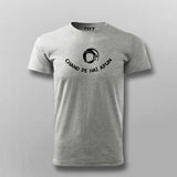 Chand Pe hai Apun Funny Hindi T-shirt For Men