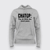 Chat GPT the AI with the most Hoodies For Women