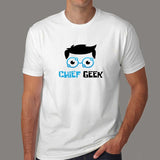 Chief Geek Funny Programming Humour Men’s Profession T-Shirt Online India
