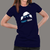 Chief Geek Funny Programming Humour Women’s Profession T-Shirt