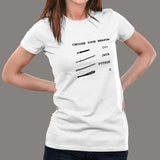 Java Vs C++ Vs Python Vs C Programming Language Comparison T-Shirt For Women