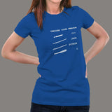 Java Vs C++ Vs Python Vs C Programming Language Comparison T-Shirt For Women