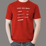 Programming Language Showdown T-Shirt - Java/C++/Python/C