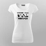 Choose Your Weapon Gaming Controllers T-Shirt For Women
