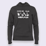 Choose Your Weapon Gaming Controllers Hoodies For Women Online India