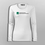 Cissp Certification T-Shirt For Women