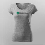 Cissp Certification T-Shirt For Women