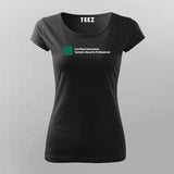 Cissp Certification T-Shirt For Women