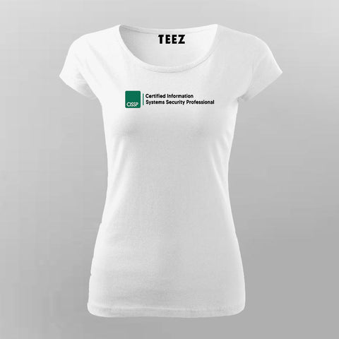 Cissp Certification T-Shirt For Women Online India