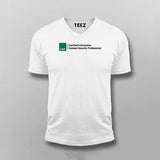 Cissp Certification V Neck T-Shirt For Men Online India