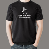 Computer Click For More Information T-Shirt For Men India