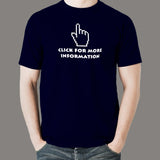 Curious Minds - 'Click For More Info' Tech T-Shirt