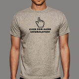 Computer Click For More Information T-Shirt For Men
