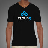 Cloud 9 Men's V Neck T-Shirt Online India