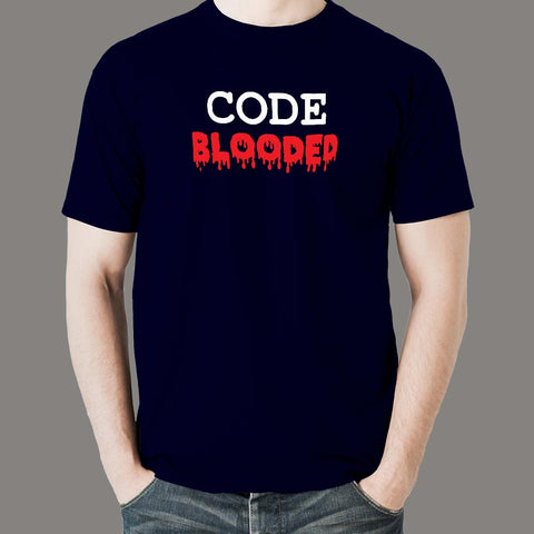 Code Blooded Programmer T-Shirt - Coded to Perfection - TEEZ.in