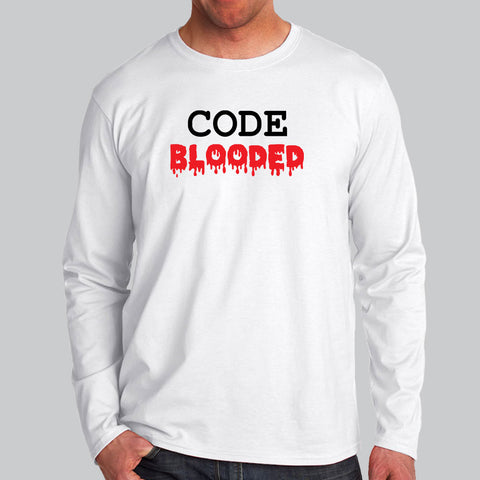 Code Blooded T-Shirt For Men – TEEZ.in