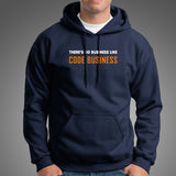 There's No Business Like Code Business Hoodies For Men