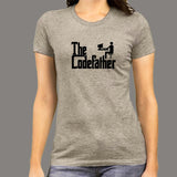 The Codefather Funny Programmer Women's T-Shirt India