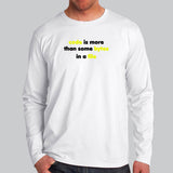 Code Is More Than Some Bytes Men's T-Shirt