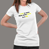 Code Is More Than Some Bytes In A File T-Shirt For Women Online