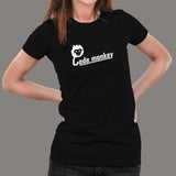 Code Monkey T-Shirt For Women India
