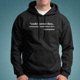 Code Never Lies Comments Sometimes Do Hoodies For Men