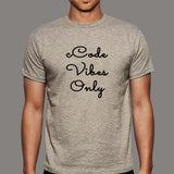 Code Vibes Only Men's T-Shirt Online India