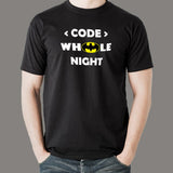 Code Whole Night T-Shirt For Men India
