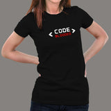Code Blooded Programmer Women's T-Shirt india