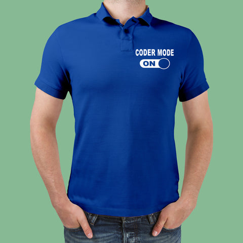 Coder Mode On Polo T-Shirt For Men Online India