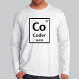 I Am A Chemical Element Funny Periodic Table Of Coder Men's Full Sleeve T-Shirt India