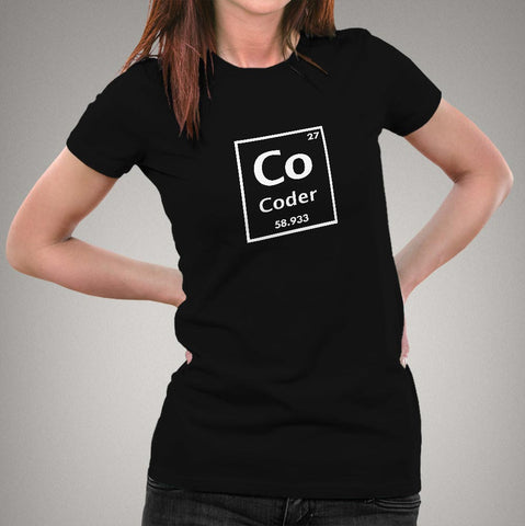 I Am A Chemical Element Funny Periodic Table Of Coder Women's T-Shirt Online India