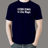 Magic of Programming - 'Coding Is Like Magic' Men's Tee