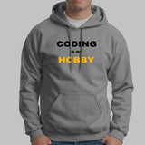Coding Is My Hobby Hoodies For Men India