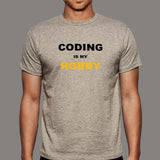 Coding Is My Hobby Men's Casual Tee