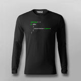 Coding T-shirt Full Sleeve For Men Online Teez