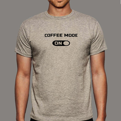 Coffee Mode On T-Shirt For Men Online India