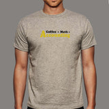 Coffee Plus Math Equals Accounting T-Shirt For Men