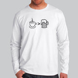 Coffee is Better than Alcohol Men's T-shirt