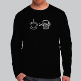 Coffee is Better than Alcohol Men's T-shirt