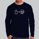 Coffee is Better than Alcohol Men's T-shirt