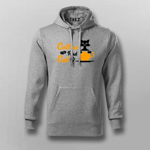 Coffee And Cat Hoodies For Men