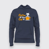 Coffee And Cat T-Shirt For Women