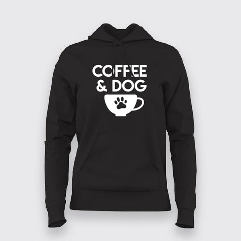 Coffee And Dog Hoodies For Women